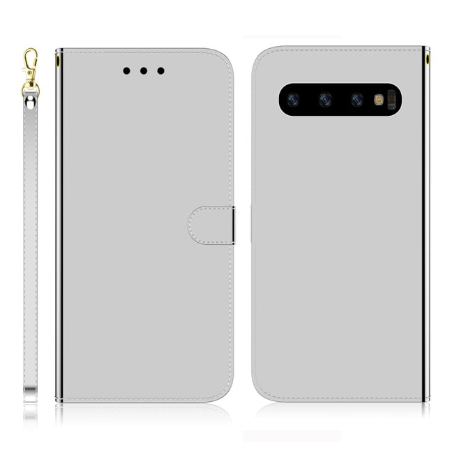 Imitated Mirror Surface Horizontal Flip Leather Case with Holder & Card Slots & Wallet & Lanyard, For Samsung Galaxy S10+, For Sony Xperia 5, For Sony Xperia 20, For Samsung Galaxy S10e