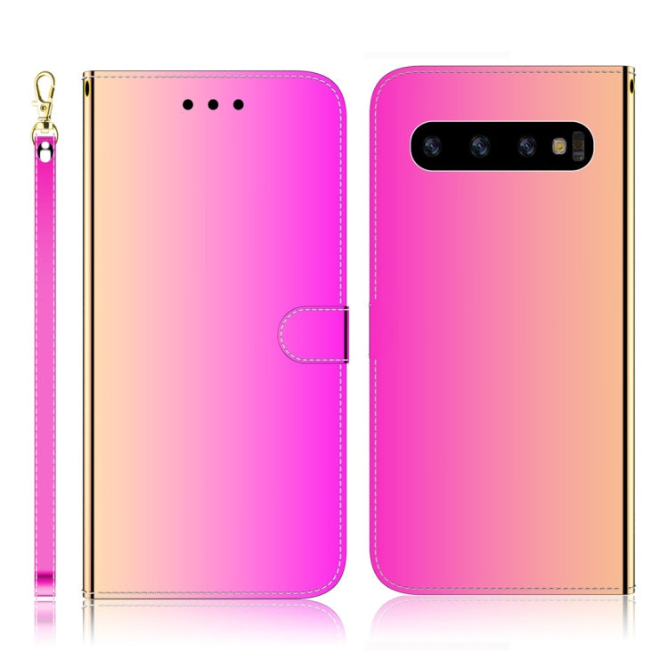 Imitated Mirror Surface Horizontal Flip Leather Case with Holder & Card Slots & Wallet & Lanyard, For Samsung Galaxy S10+, For Sony Xperia 5, For Sony Xperia 20, For Samsung Galaxy S10e