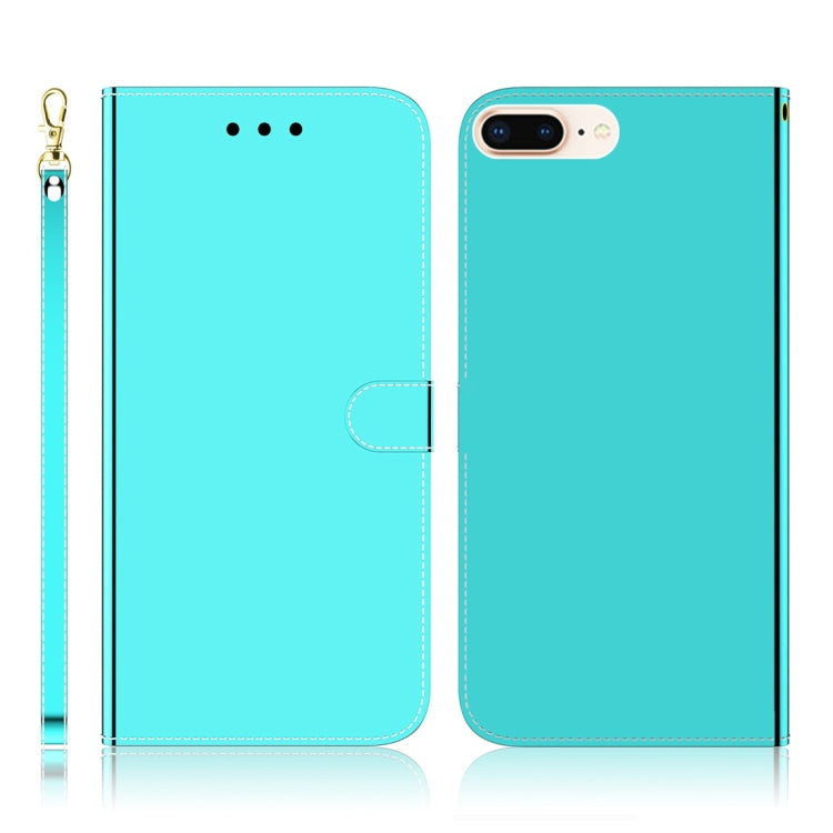 Imitated Mirror Surface Horizontal Flip Leather Case with Holder & Card Slots & Wallet & Lanyard, For Samsung Galaxy A50, For Samsung Galaxy A90 5G, For Samsung Galaxy A40, For iPhone 7 Plus / 8 Plus