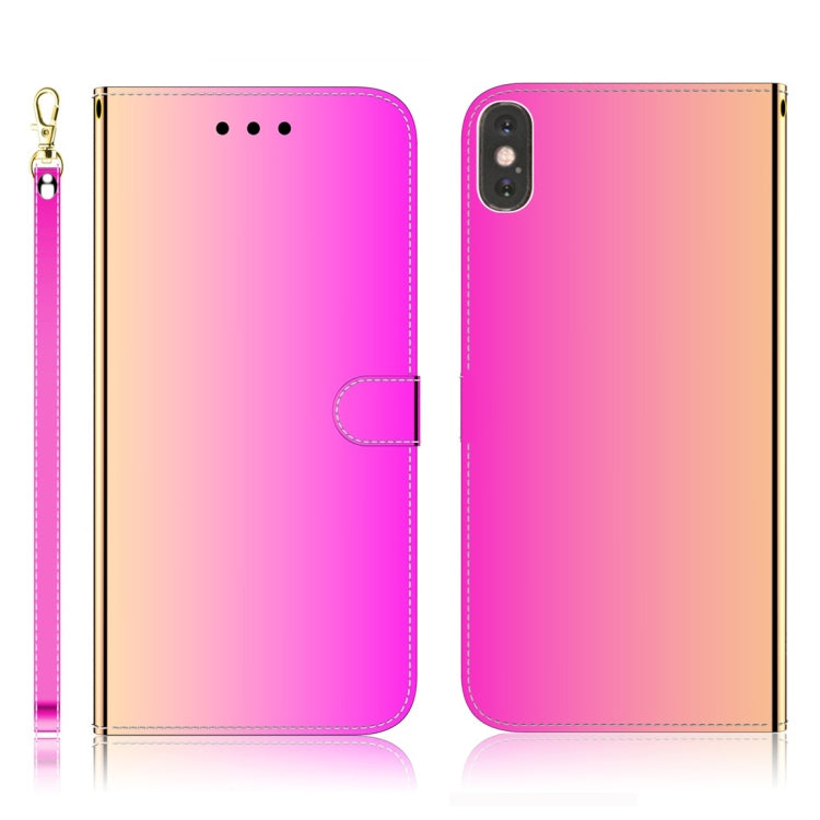 Imitated Mirror Surface Horizontal Flip Leather Case with Holder & Card Slots & Wallet & Lanyard, For Samsung Galaxy S8+, For iPhone XR, For Samsung Galaxy S9, For iPhone XS Max