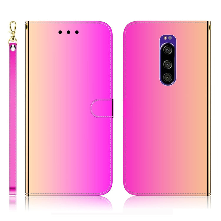 Imitated Mirror Surface Horizontal Flip Leather Case with Holder & Card Slots & Wallet & Lanyard, For Samsung Galaxy S9+, For iPhone X / XS, For Samsung Galaxy S10, For Sony Xperia 1