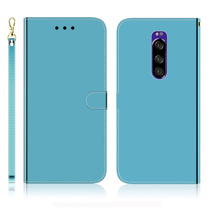 Imitated Mirror Surface Horizontal Flip Leather Case with Holder & Card Slots & Wallet & Lanyard, For Samsung Galaxy S9+, For iPhone X / XS, For Samsung Galaxy S10, For Sony Xperia 1