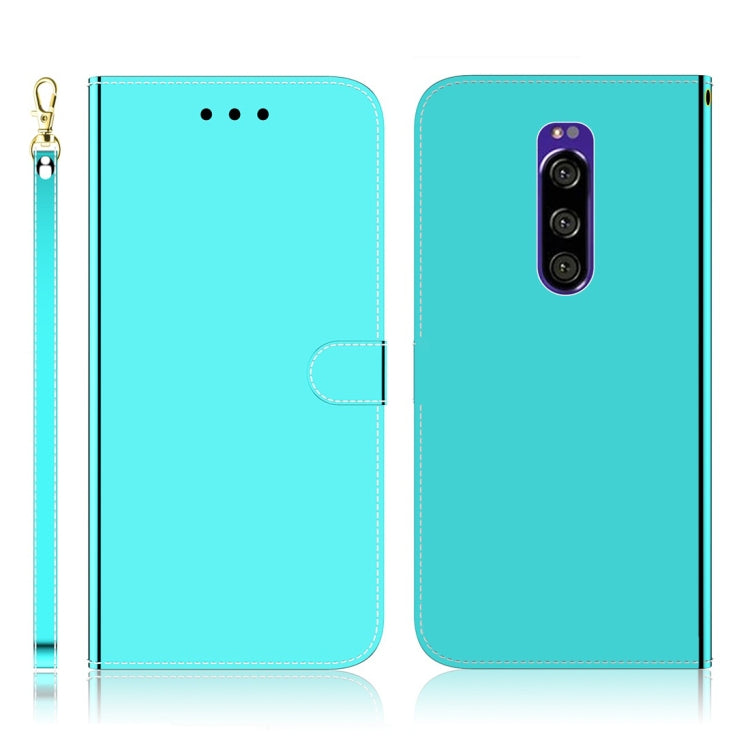 Imitated Mirror Surface Horizontal Flip Leather Case with Holder & Card Slots & Wallet & Lanyard, For Samsung Galaxy S9+, For iPhone X / XS, For Samsung Galaxy S10, For Sony Xperia 1