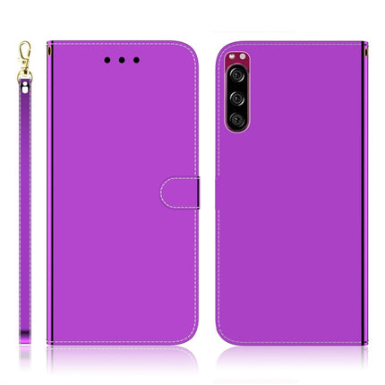 Imitated Mirror Surface Horizontal Flip Leather Case with Holder & Card Slots & Wallet & Lanyard, For Samsung Galaxy S10+, For Sony Xperia 5, For Sony Xperia 20, For Samsung Galaxy S10e