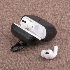 For Apple AirPods Pro Wireless Earphone Protective Leather Case with Hook