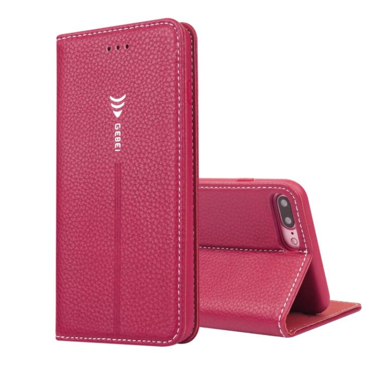 GEBEI PU+TPU Horizontal Flip Protective Case with Holder & Card Slots, For iPhone 8 Plus & 7 Plus, For iPhone SE 2020 & 8 & 7