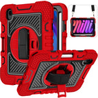 Para iPad mini 2024 / mini 6 / Rojo+negro