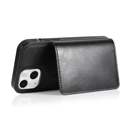 Shockproof PU + TPU Protective Case with Card Slots & Holder, For iPhone 13 mini, For iPhone 13, For iPhone 13 Pro, For iPhone 13 Pro Max