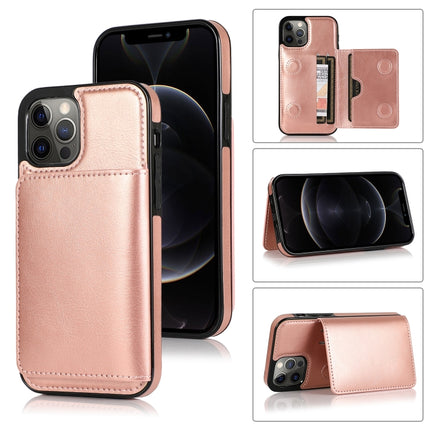 Shockproof PU + TPU Protective Case with Card Slots & Holder, For iPhone 13 mini, For iPhone 13, For iPhone 13 Pro, For iPhone 13 Pro Max
