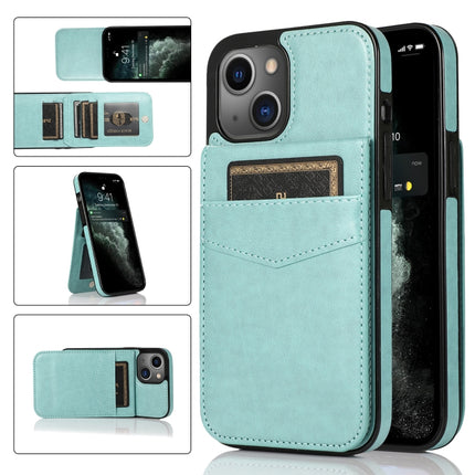 Solid Color PC + TPU Protective Case with Holder & Card Slots, For iPhone 13 mini, For iPhone 13, For iPhone 13 Pro, For iPhone 13 Pro Max