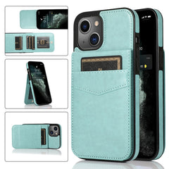 Solid Color PC + TPU Protective Case with Holder & Card Slots, For iPhone 13 mini, For iPhone 13, For iPhone 13 Pro, For iPhone 13 Pro Max