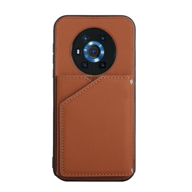 Skin Feel PU + TPU + PC Back Cover Shockproof Case with Card Slots & Holder & Photo Frame, For Honor Magic3, For vivo X70, For vivo X70 Pro, For vivo X70 Pro+