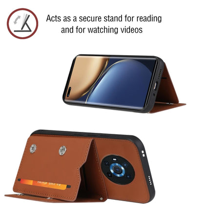Skin Feel PU + TPU + PC Back Cover Shockproof Case with Card Slots & Holder & Photo Frame, For Honor Magic3, For vivo X70, For vivo X70 Pro, For vivo X70 Pro+
