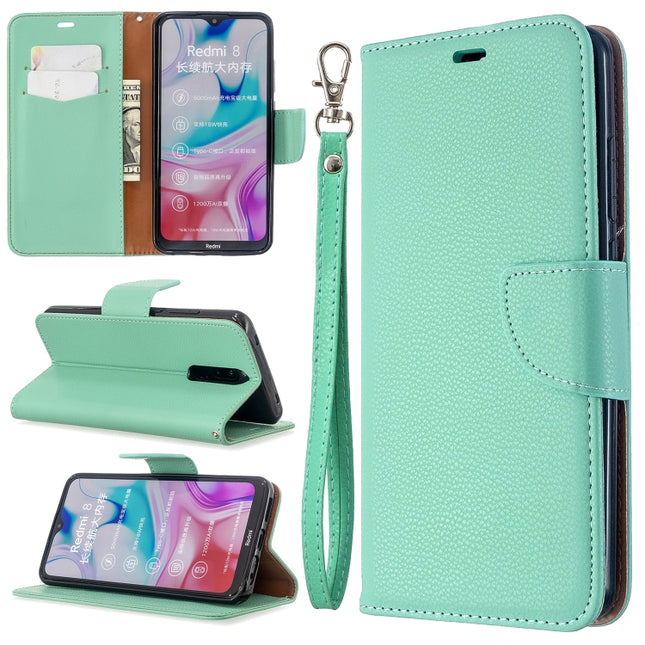 Litchi Texture Pure Color Horizontal Flip PU Leather Case with Holder & Card Slots & Wallet & Lanyard, For Xiaomi Redmi  8A, For Xiaomi Redmi  8, For Nokia 6.2/ 7.2, For Sony Xperia 20, For Sony Xperia 5 / XZ5