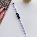 For Xiaomi Mi Band 6 / 5 / Purple+White