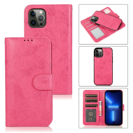 Funda retro 2 en 1 con tapa magnética horizontal desmontable de TPU + PU con soporte, ranuras para tarjetas, marco de fotos y billetera, para iPhone 13 mini, para iPhone 13, para iPhone 13 Pro, para iPhone 13 Pro Max