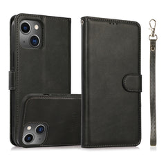 Calf Texture 2 in 1 Detachable Magnetic Back Cover Horizontal Flip Leather Case with Holder & Card Slots & Wallet & Photo Frame, For iPhone 13 mini, For iPhone 13, For iPhone 13 Pro, For iPhone 13 Pro Max