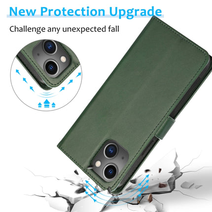 2-in-1-Lederhülle mit abnehmbarer magnetischer Rückseite und Kalbslederstruktur, horizontales Klappetui mit Halterung, Kartenfächern, Geldbörse und Bilderrahmen, für iPhone 13 mini, für iPhone 13, für iPhone 13 Pro, für iPhone 13 Pro Max