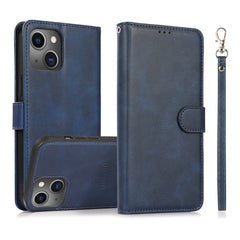 Calf Texture 2 in 1 Detachable Magnetic Back Cover Horizontal Flip Leather Case with Holder & Card Slots & Wallet & Photo Frame, For iPhone 13 mini, For iPhone 13, For iPhone 13 Pro, For iPhone 13 Pro Max