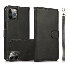 Calf Texture 2 in 1 Detachable Magnetic Back Cover Horizontal Flip Leather Case with Holder & Card Slots & Wallet & Photo Frame, For iPhone 13 mini, For iPhone 13, For iPhone 13 Pro, For iPhone 13 Pro Max