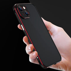 Aurora Series Lens Protector + Metal Frame Protective Case, For iPhone 13 mini, For iPhone 13