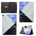 Für iPad Pro 10,5 Zoll / Blaue weiße Nähte