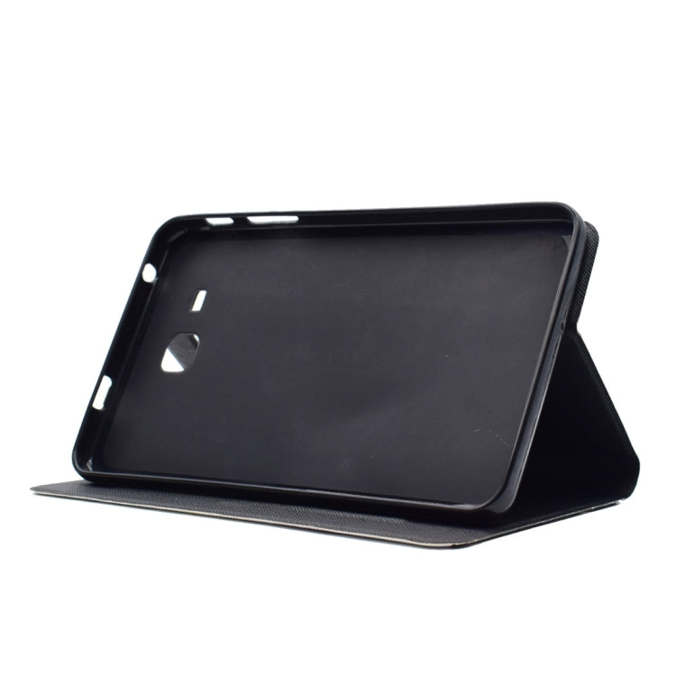 Horizontale Klapphülle aus TPU-Leder mit Halterung, Kartensteckplatz und Schlaf-/Weckfunktion, für Galaxy Tab S3 9.7 T820