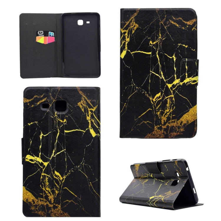 Horizontale Klapphülle aus TPU-Leder mit Halterung, Kartensteckplatz und Schlaf-/Weckfunktion, für Galaxy Tab S3 9.7 T820