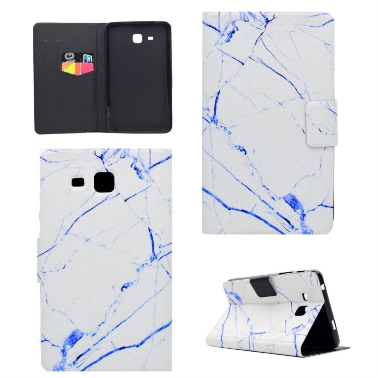 Horizontale Klapphülle aus TPU-Leder mit Halterung, Kartensteckplatz und Schlaf-/Weckfunktion, für Galaxy Tab S3 9.7 T820