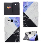 For Galaxy Tab A 7.0 (2016) T280 / Blue White Stitching