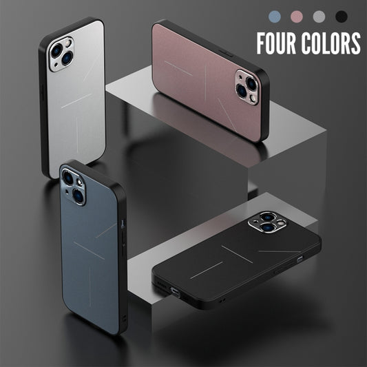 R-JUST RJ-52 3-Line Style Metal TPU Shockproof Protective Case, For iPhone 13 mini, For iPhone 13, For iPhone 13 Pro, For iPhone 13 Pro Max, For iPhone 12 mini, For iPhone 12, For iPhone 12 Pro, For iPhone 12 Pro Max