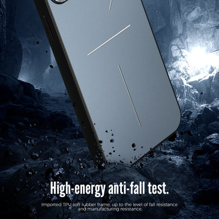 Estuche protector de TPU de metal a prueba de golpes con estilo de 3 líneas R-JUST RJ-52 para iPhone 13 mini, iPhone 13, iPhone 13 Pro, iPhone 13 Pro Max, iPhone 12 mini, iPhone 12, iPhone 12 Pro, iPhone 12 Pro Max