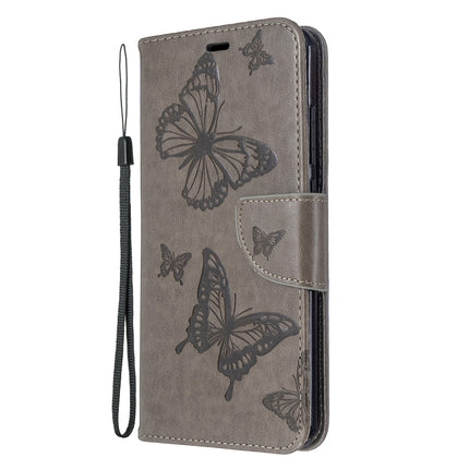 Embossing Two Butterflies Pattern Horizontal Flip PU Leather Case with Holder & Card Slot & Wallet & Lanyard, For Xiaomi Redmi  8A, For Xiaomi Redmi  8, For Nokia 6.2 / 7.2, For Sony Xperia 20, For Sony Xperia 5 / XZ5