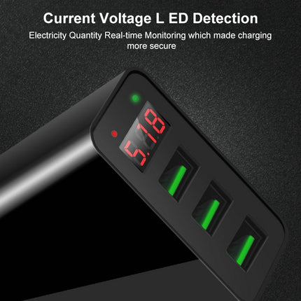 3 USB Ports LED Digital Display Travel Charger,, EU Plug, US Plug, UK Plug