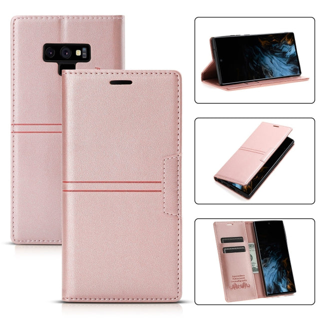 Dream Magnetic Suction Business Horizontal Flip PU Leather Case with Holder & Card Slot & Wallet, For Samsung Galaxy Note9, For Samsung Galaxy Note10+, For Samsung Galaxy Note10, For Samsung Galaxy Note20