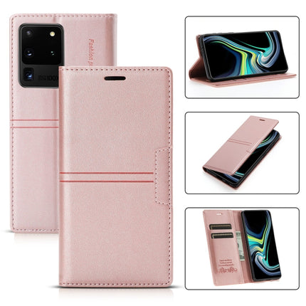 Dream Magnetic Suction Business Horizontal Flip PU Leather Case with Holder & Card Slot & Wallet, For Samsung Galaxy S20 FE, For Samsung Galaxy S20 Ultra, For Samsung Galaxy S21+ 5G, For Samsung Galaxy S21 5G