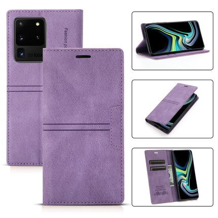 Dream Magnetic Suction Business Horizontal Flip PU Leather Case with Holder & Card Slot & Wallet, For Samsung Galaxy S20 FE, For Samsung Galaxy S20 Ultra, For Samsung Galaxy S21+ 5G, For Samsung Galaxy S21 5G