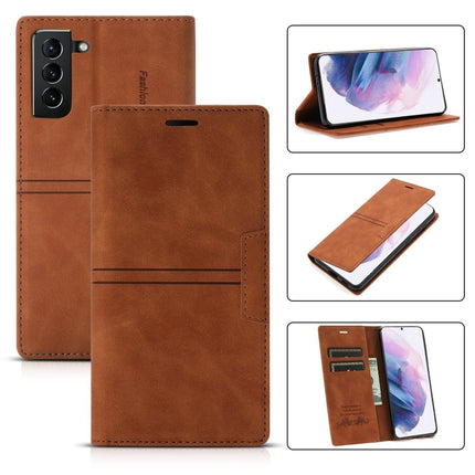 Dream Magnetic Suction Business Horizontal Flip PU Leather Case with Holder & Card Slot & Wallet, For Samsung Galaxy S20 FE, For Samsung Galaxy S20 Ultra, For Samsung Galaxy S21+ 5G, For Samsung Galaxy S21 5G