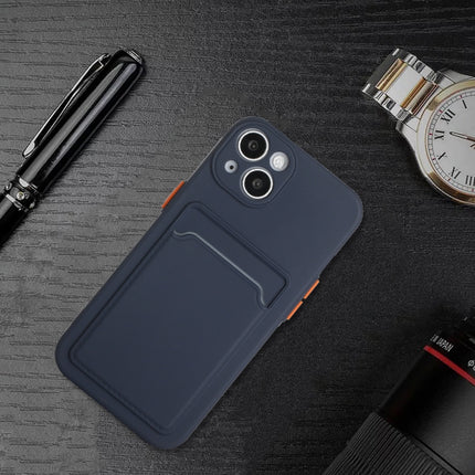 Funda protectora de TPU a prueba de golpes con diseño de ranura para tarjeta, para iPhone 13, para iPhone 13 mini
