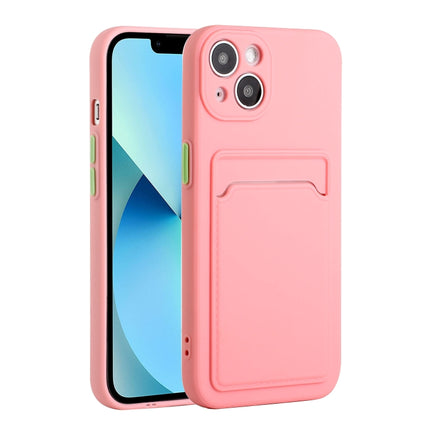 Funda protectora de TPU a prueba de golpes con diseño de ranura para tarjeta, para iPhone 13, para iPhone 13 mini
