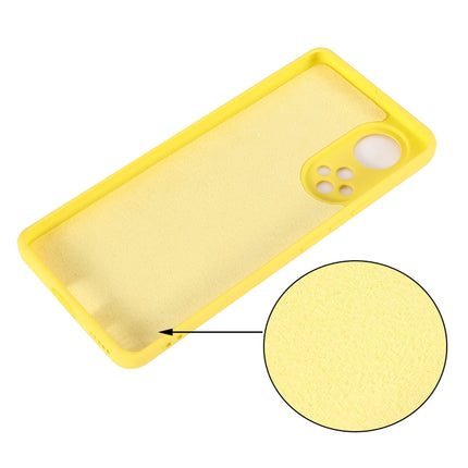 Solid Color Liquid Silicone Dropproof Full Coverage Protective Case, For Huawei Nova 9, For Huawei Nova 9 Pro