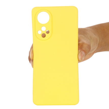 Solid Color Liquid Silicone Dropproof Full Coverage Protective Case, For Huawei Nova 9, For Huawei Nova 9 Pro