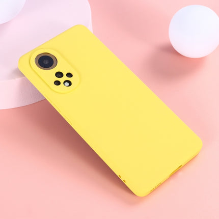 Solid Color Liquid Silicone Dropproof Full Coverage Protective Case, For Huawei Nova 9, For Huawei Nova 9 Pro