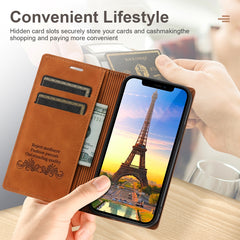 Dream Magnetic Suction Business Horizontal Flip PU Leather Case with Holder & Card Slot & Wallet, For iPhone 13 mini, For iPhone 13, For iPhone 13 Pro, For iPhone 13 Pro Max, For iPhone 12 mini