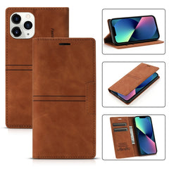 Dream Magnetic Suction Business Horizontal Flip PU Leather Case with Holder & Card Slot & Wallet, For iPhone 13 mini, For iPhone 13, For iPhone 13 Pro, For iPhone 13 Pro Max, For iPhone 12 mini