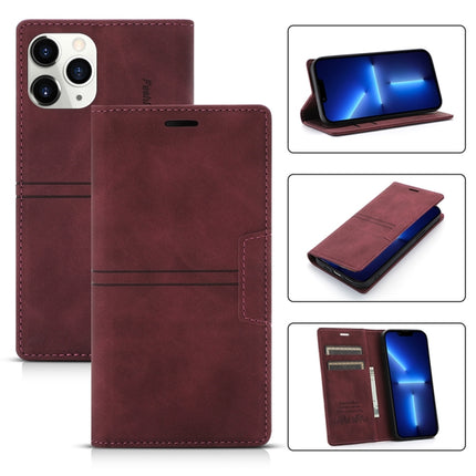 Funda de piel sintética con tapa horizontal y ventosa magnética Dream Business con soporte, ranura para tarjetas y billetera, para iPhone 13 mini, para iPhone 13, para iPhone 13 Pro, para iPhone 13 Pro Max, para iPhone 12 mini