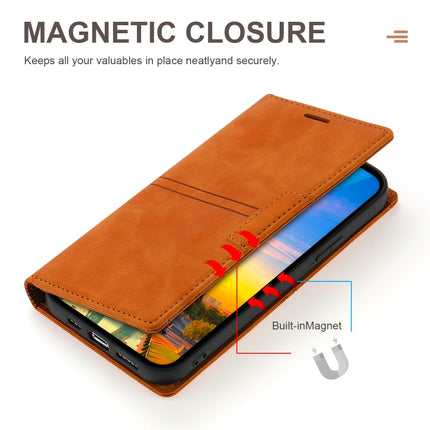 Dream Magnetic Suction Business Horizontal Flip PU Leather Case with Holder & Card Slot & Wallet, For iPhone 12 mini, For iPhone 12 / 12 Pro, For iPhone 12 Pro Max, For iPhone 11