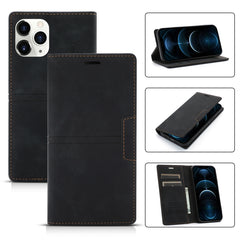 Dream Magnetic Suction Business Horizontal Flip PU Lederhülle mit Halterung &amp; Kartensteckplatz &amp; Geldbörse, Für iPhone 12 / 12 Pro, Für iPhone 12 Pro Max, Für iPhone 11, Für iPhone 11 Pro, Für iPhone 11 Pro Max