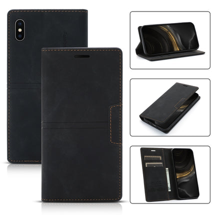 Dream Magnetic Suction Business Horizontal Flip PU Leather Case with Holder & Card Slot & Wallet, For iPhone 11 Pro, For iPhone 11 Pro Max, For iPhone X / XS, For iPhone XR