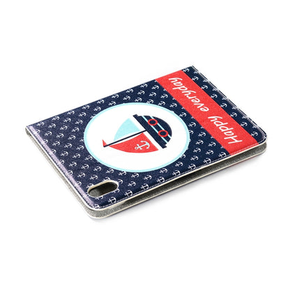 Funda de cuero con tapa horizontal y diseño de dibujos animados para iPad mini 6/mini 2024